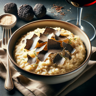 Risotto met Zwarte Truffel